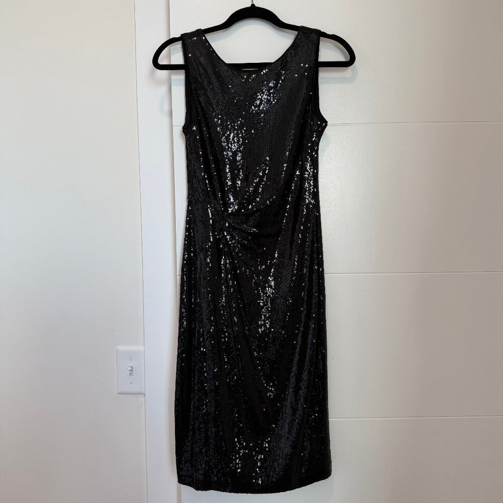 Taylor Sequin Sleeveless Dress